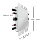 Deye Micro Inverter 2000w cheap Golden Supplier Solar Micro Inverter System micro Inverter 600w-4