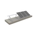 Roof Mounting System For Solar Panels 48v100ah Rack-mounted Solar Photovoltaic System adjustable Flat Roof Mounting System-1