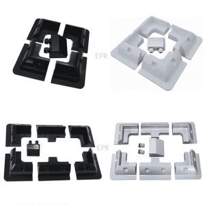 Solar Panel Mounting Bracket Abs White Motorhome-1