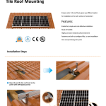 With Hanger Bolt Easy Installation For Solar Panel 10kw Solar Mounting System 10kw Roof Solar Panel Bracke-3